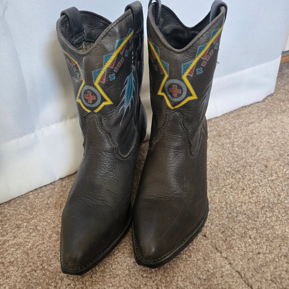 Vintage Zodiac Western Boots
